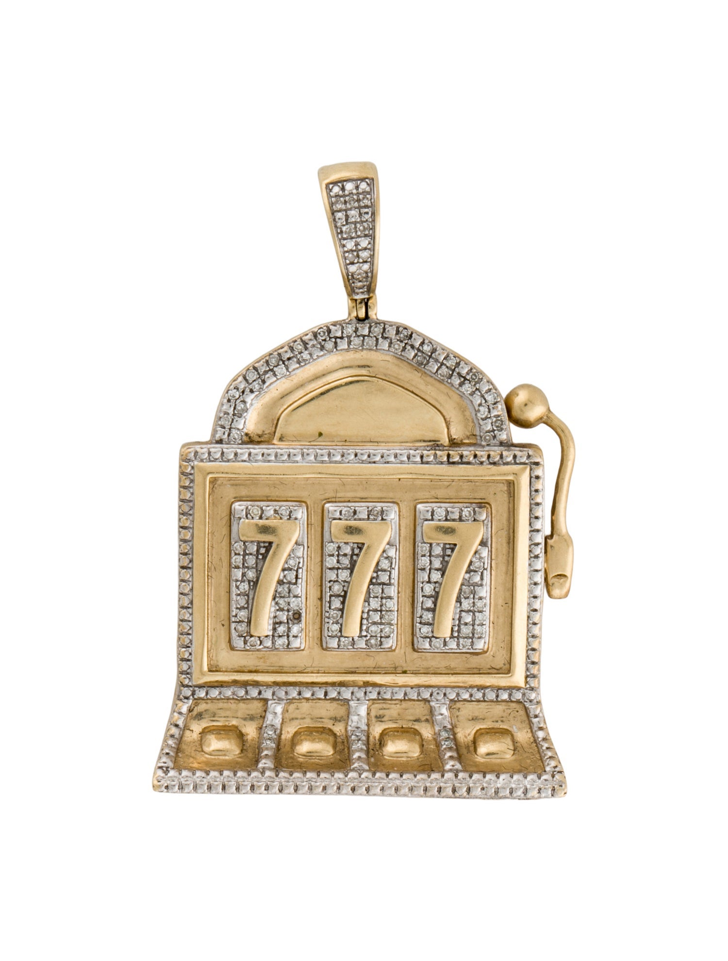 Pendant 10K Diamond Slot Machine