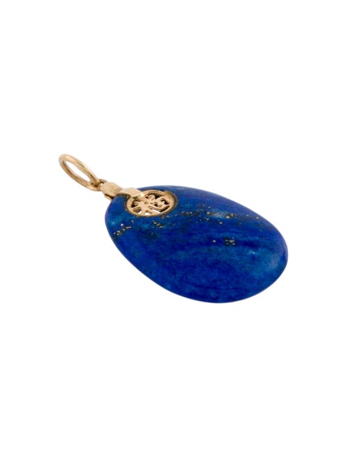 Pendant 14K Lapis Lazuli Good Luck Pendant