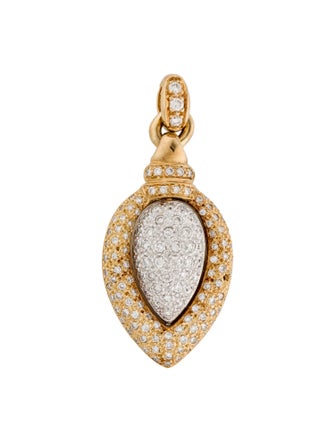 Pendant 18K 2.68ctw Diamond Teardrop Pendant