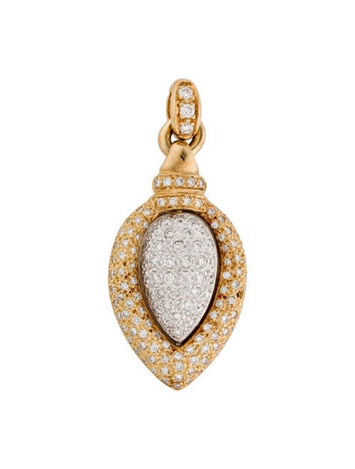 Pendant 18K 2.68ctw Diamond Teardrop Pendant