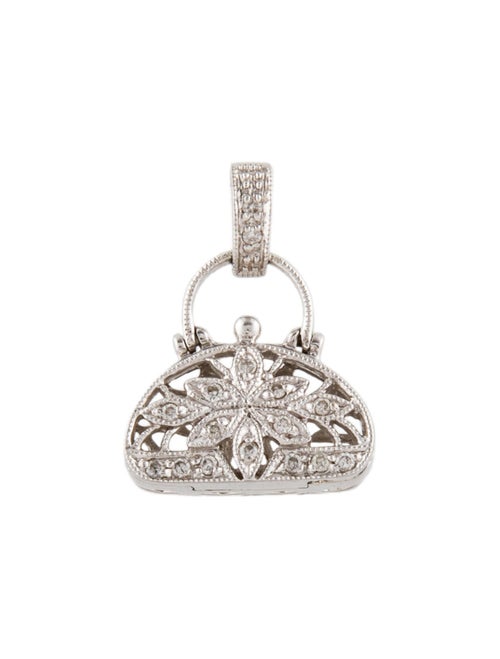 Pendant 14K Diamond Purse Pendant