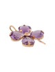 Pendant 18K Amethyst Clover Pendant