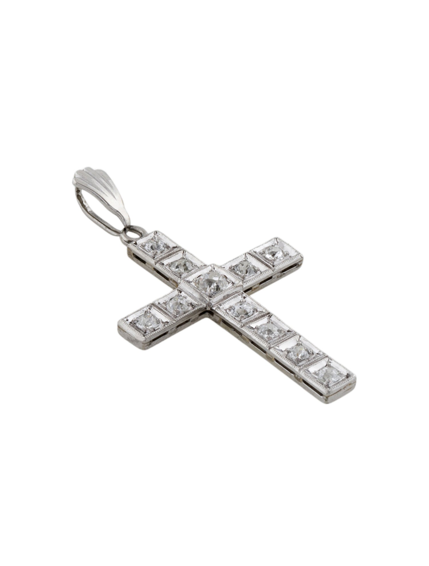 Pendant Platinum Diamond Cross