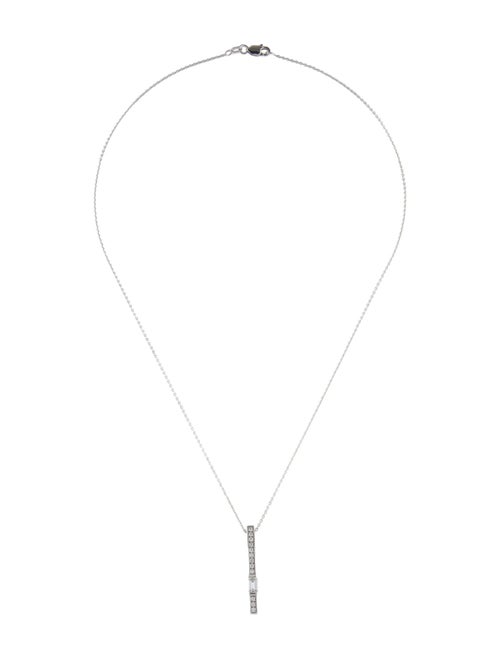 Pendant 14K Diamond Bar Pendant Necklace