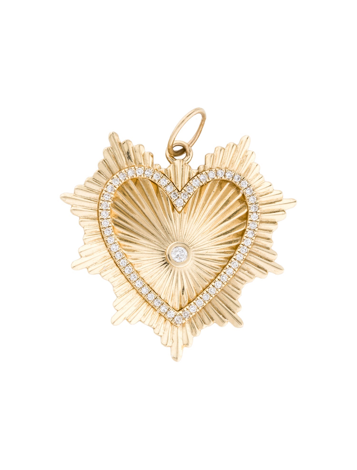 Pendant 14K Diamond Heart