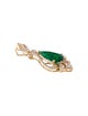 Pendant 14K 3.05ct Emerald & Diamond Pendant