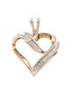 Pendant 10K Diamond Heart Pendant Necklace