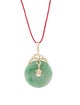 Pendant 14K Jadeite Pendant Necklace