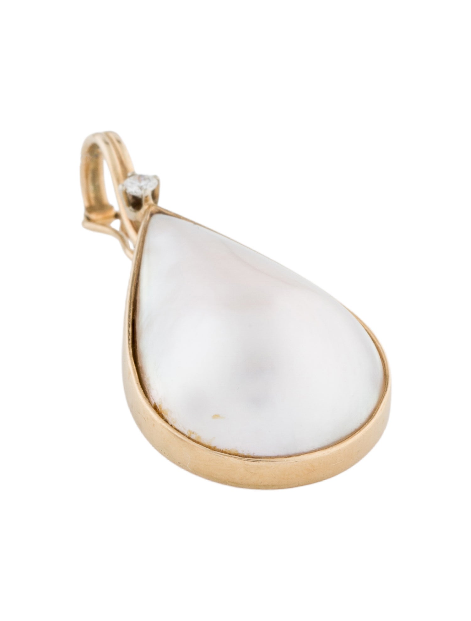 Pendant 14K Pearl & Diamond Enhancer