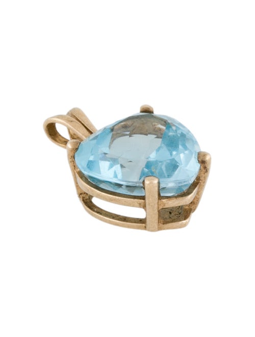 Pendant 14K Topaz Heart Pendant