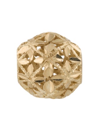 Pendant 14K Perforated Spherical Pendant
