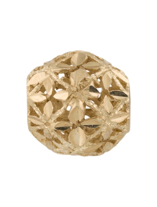 Pendant 14K Perforated Spherical Pendant