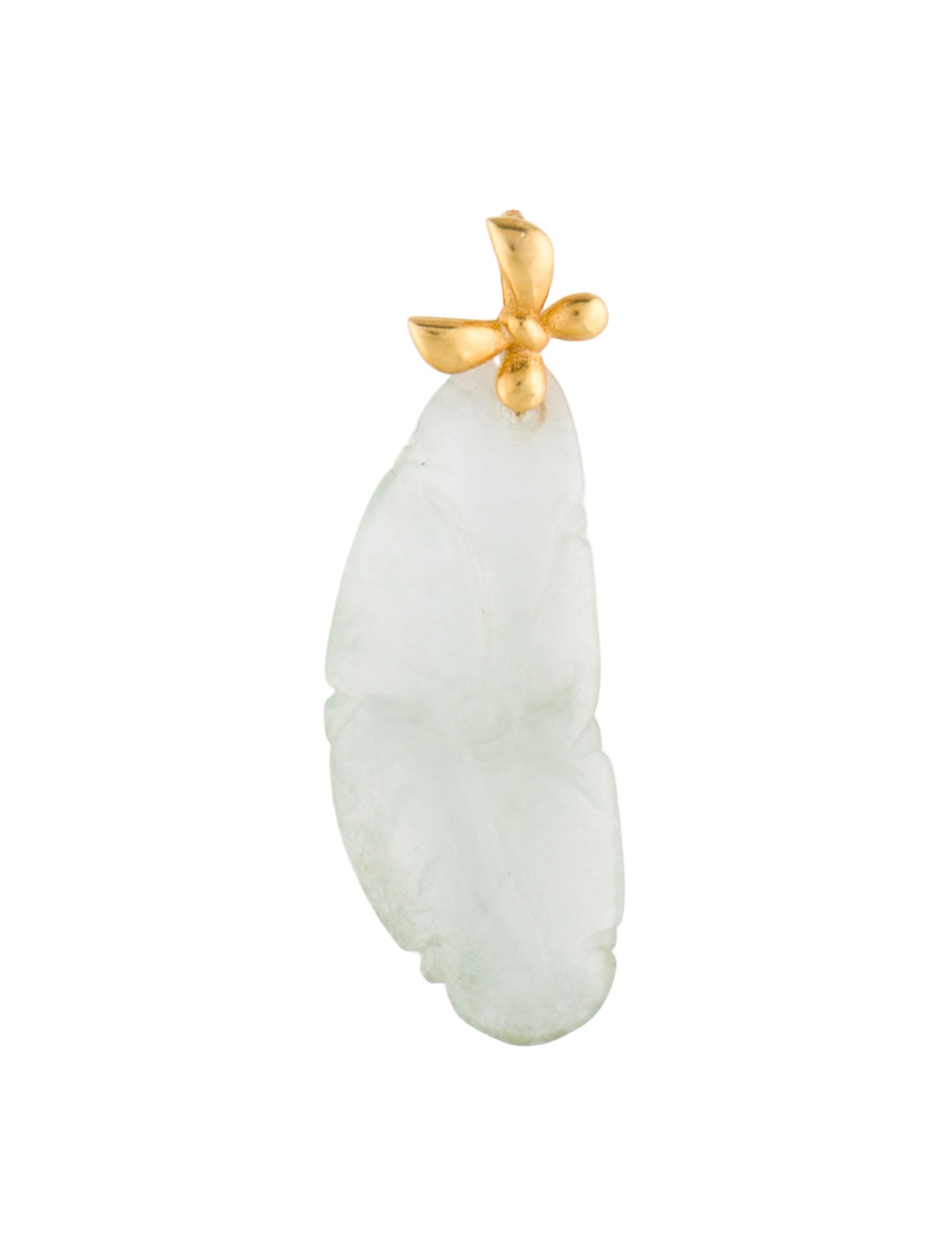 Pendant 18K Carved Jadeite