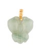 Pendant 18K Jadeite Carved Butterfly Pendant