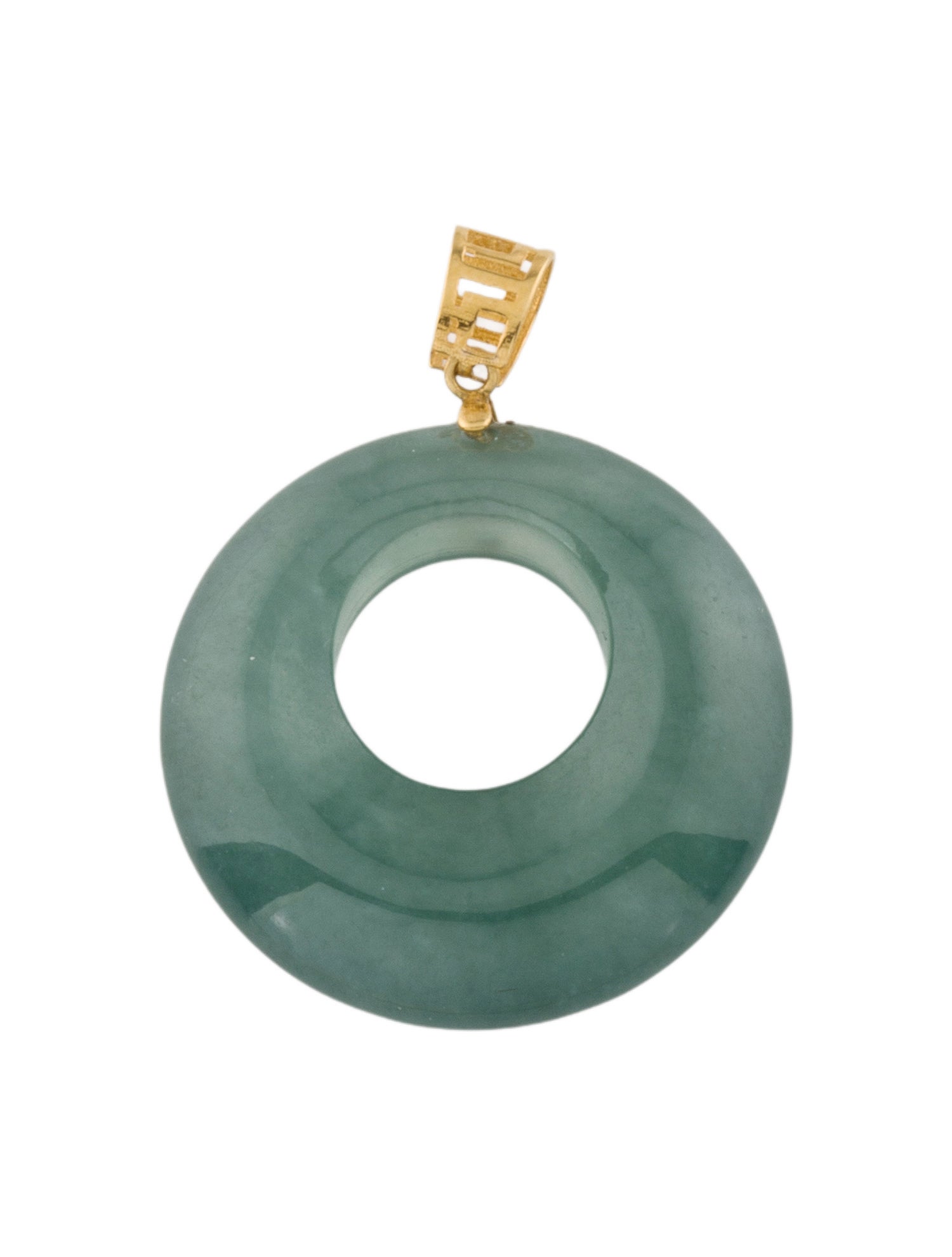 Pendant 18K Carved Jadeite Pendant