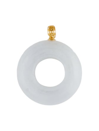 Pendant 18K Carved Jadeite Pendant
