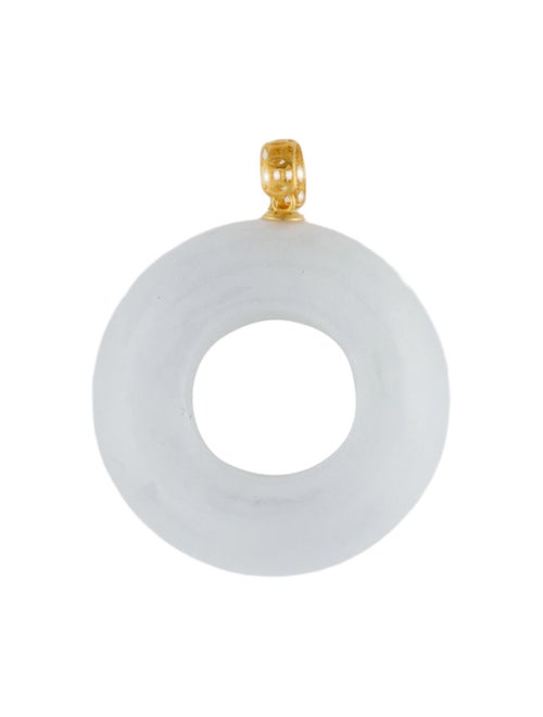 Pendant 18K Carved Jadeite Pendant