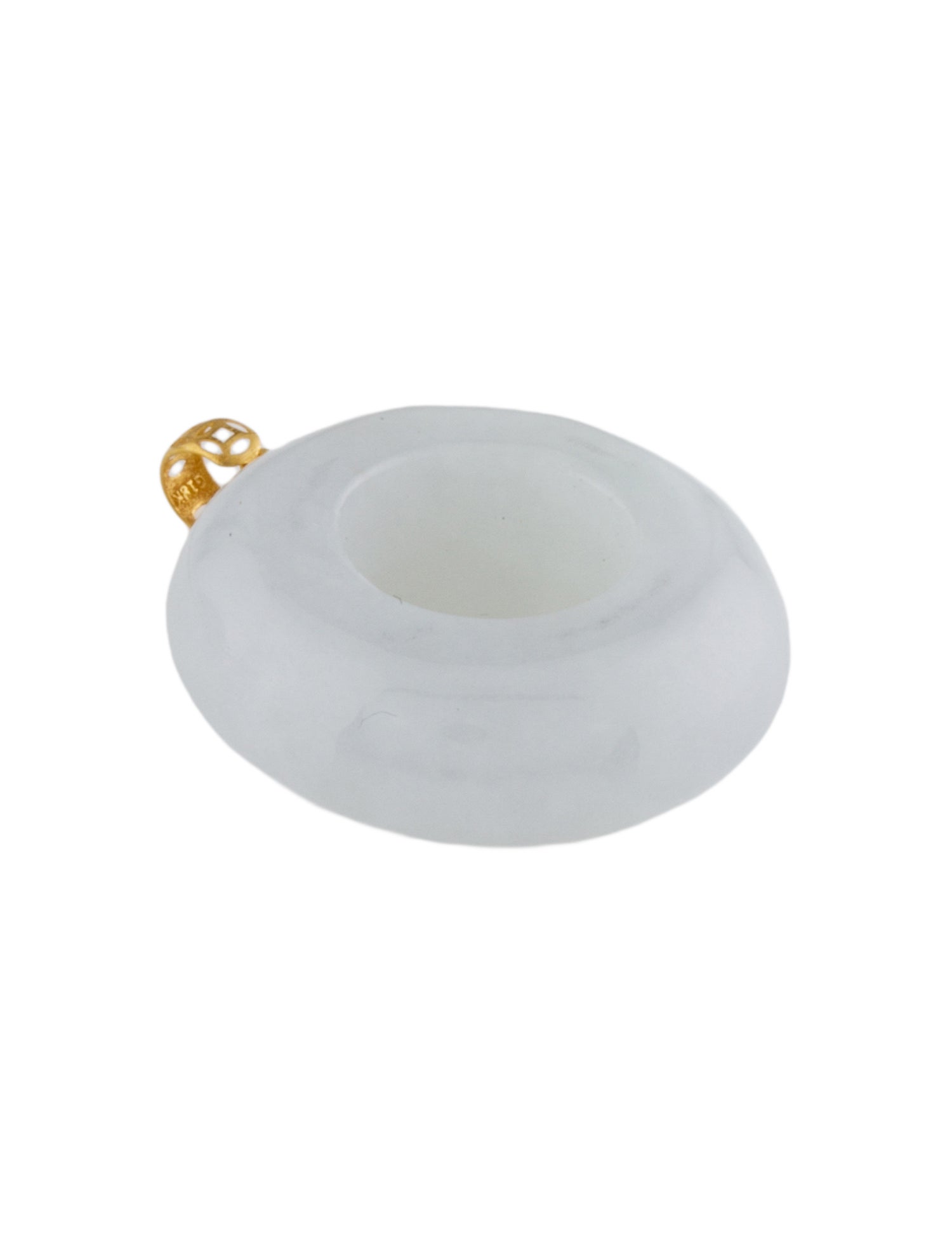 Pendant 18K Carved Jadeite