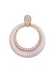 Pendant 14K Mother-of-Pearl & Diamond Circle Pendant