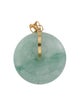Pendant 18K Carved Jadeite Pendant