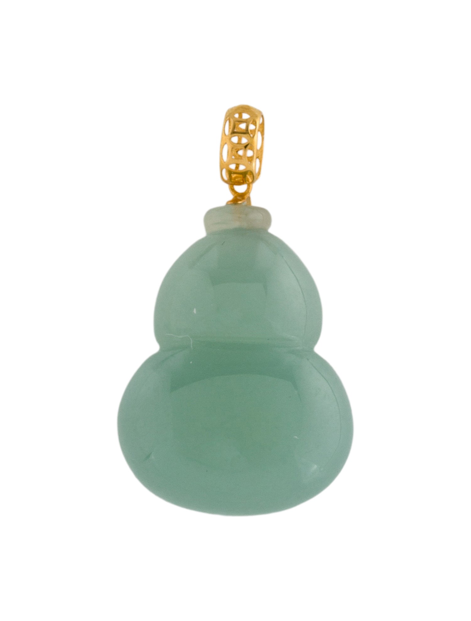 Pendant 18K Carved Jadeite Pendant