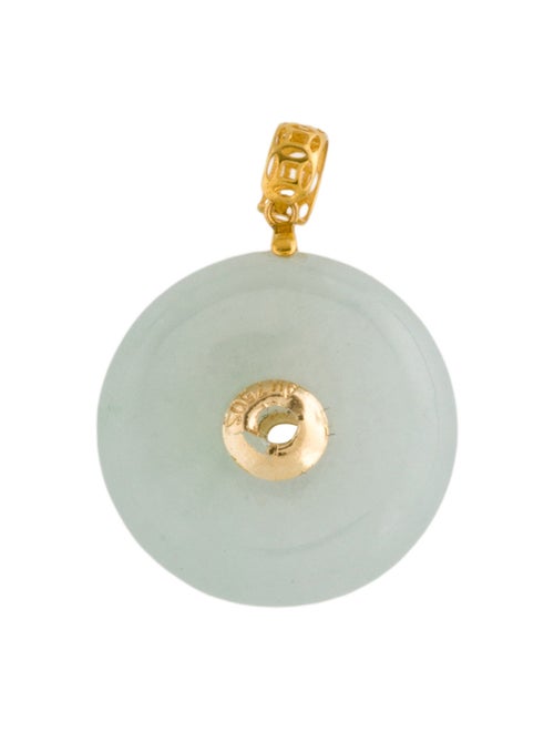 Pendant 18K Carved Jadeite Pendant