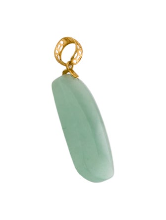 Pendant 18K Carved Jadeite Pendant