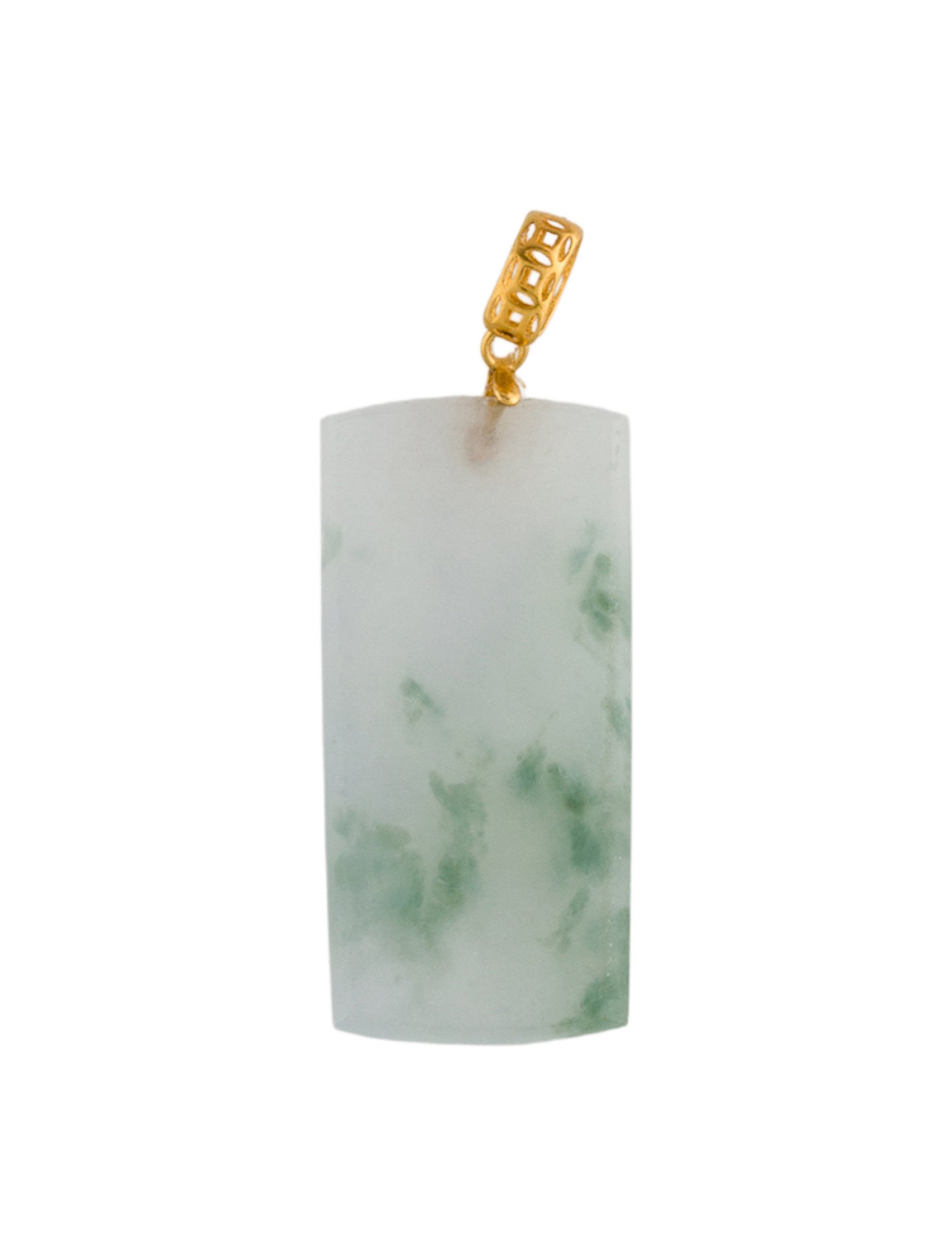 Pendant 18K Carved Jadeite