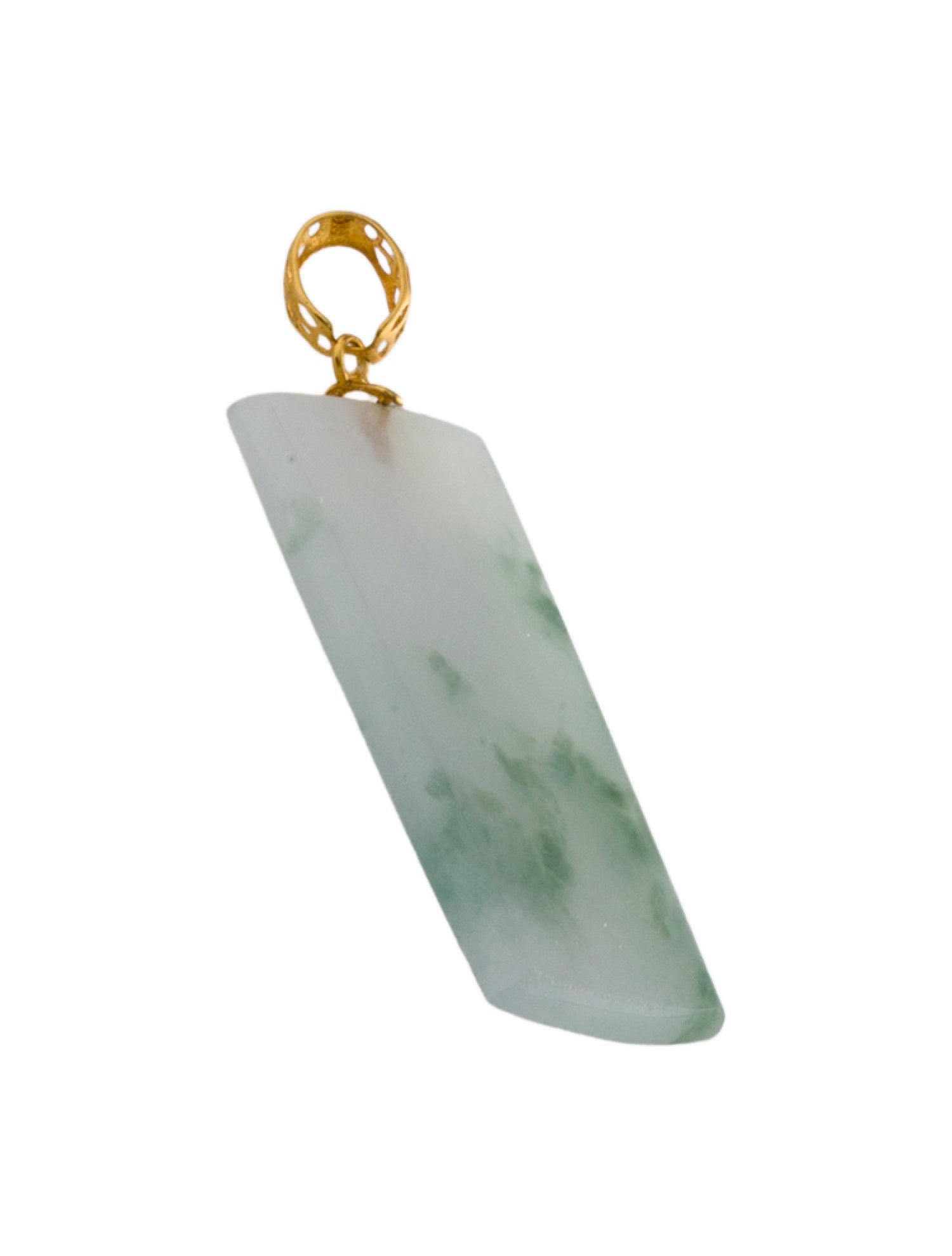 Pendant 18K Carved Jadeite