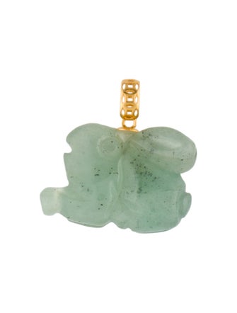 Pendant 18K Carved Jadeite Rabbit Pendant