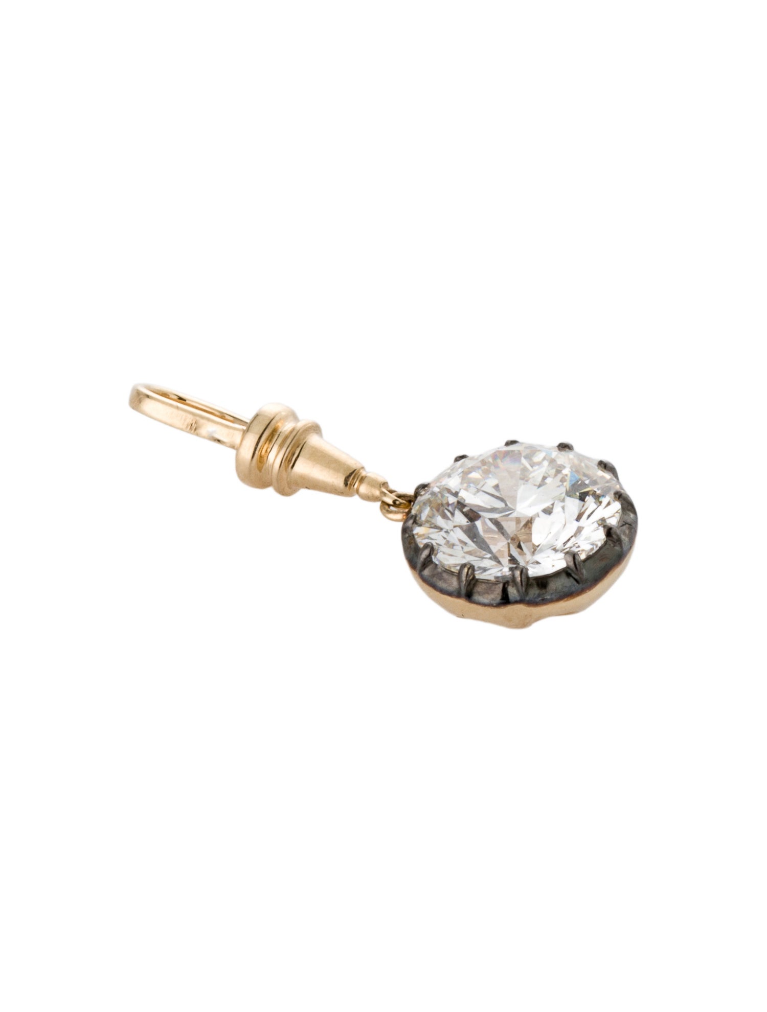 Pendant 14K 2.91ct Lab Grown Diamond Charm