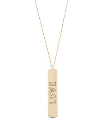 Pendant 14K Diamond Love Pendant Necklace