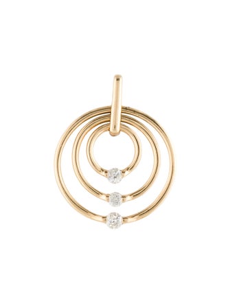 Pendant 14K Diamond Circle Pendant
