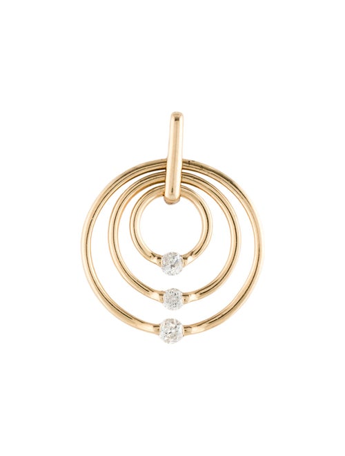 Pendant 14K Diamond Circle Pendant