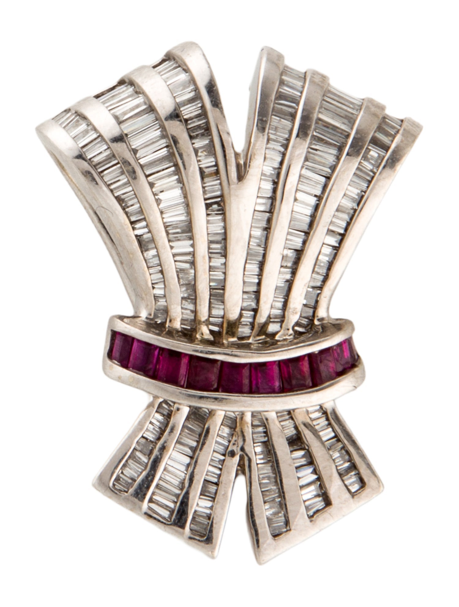 Pendant 14K Ruby & Diamond Pendant