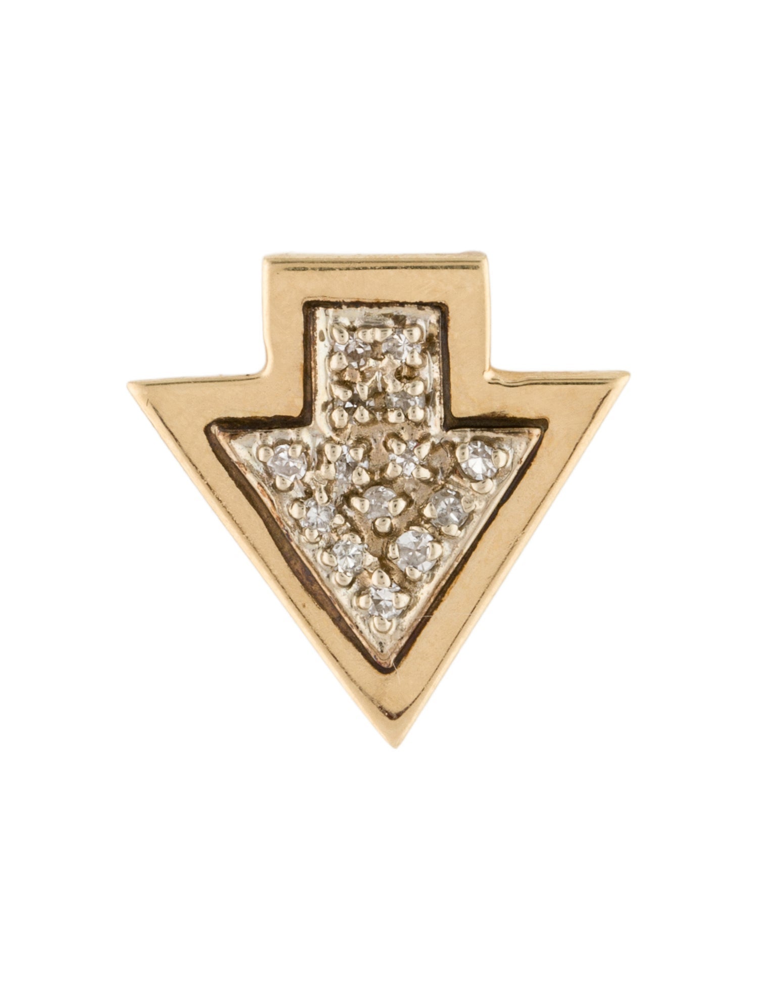 Pendant 14K Diamond Arrow
