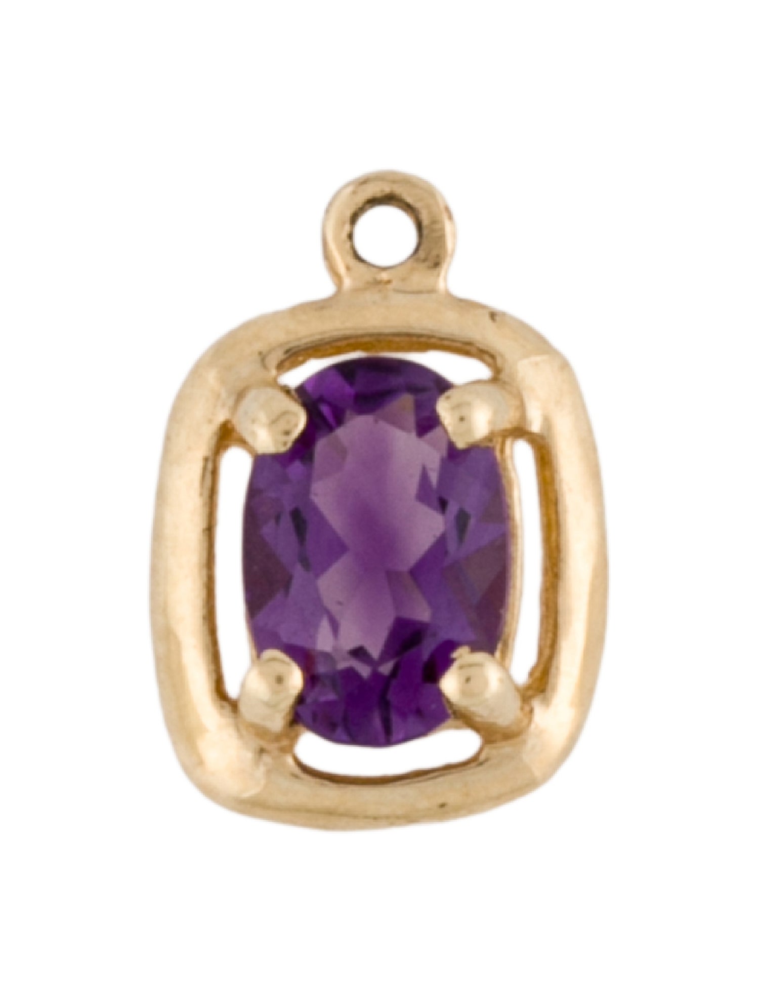 Pendant 14K Amethyst Charm