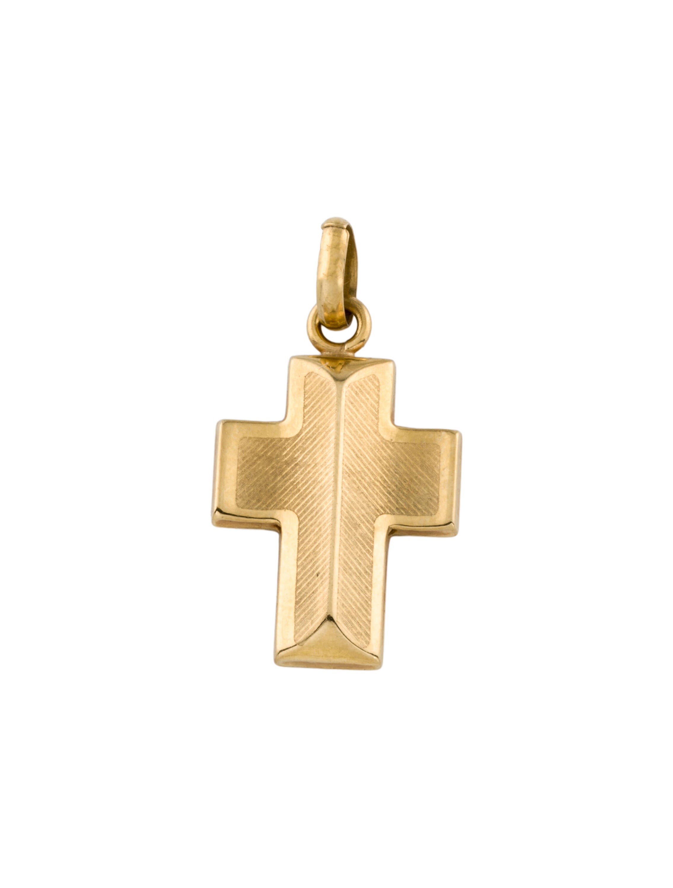 Pendant 18K Cross