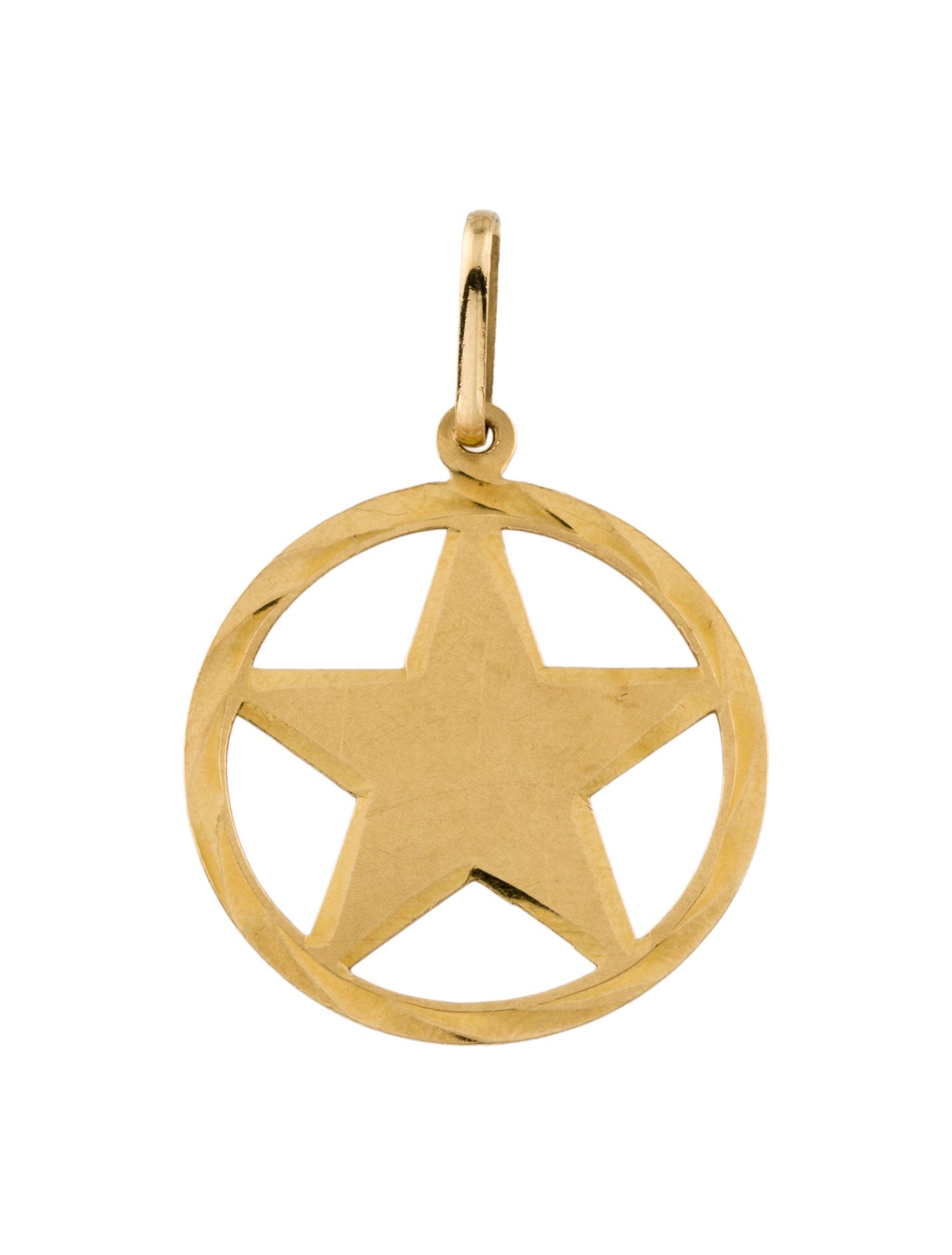 Pendant 18K Star Circle