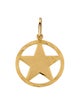Pendant 18K Star Circle Pendant