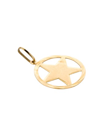 Pendant 18K Star Circle Pendant