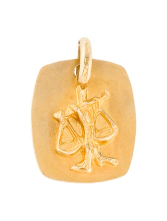 Pendant 18K Libra Pendant