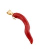 Pendant 18K Coral Cornicello Charm