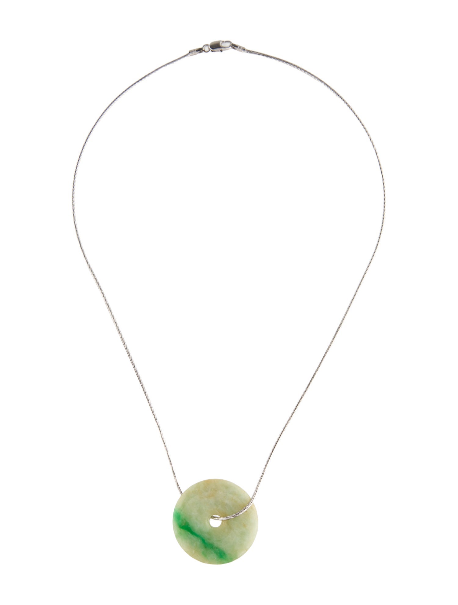 Pendant 14K 29.4ct Jadeite Necklace