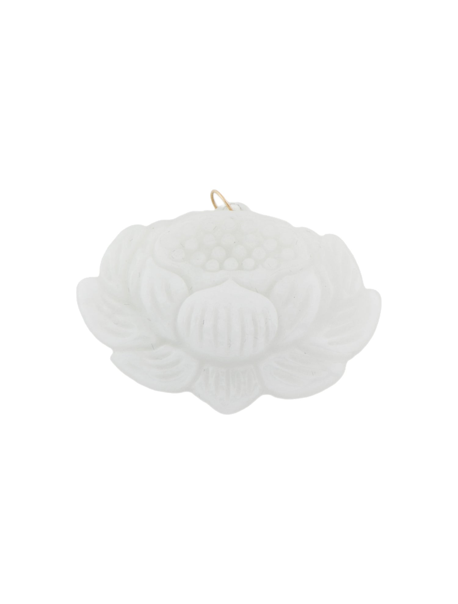 Pendant 18K Jadeite Lotus Flower
