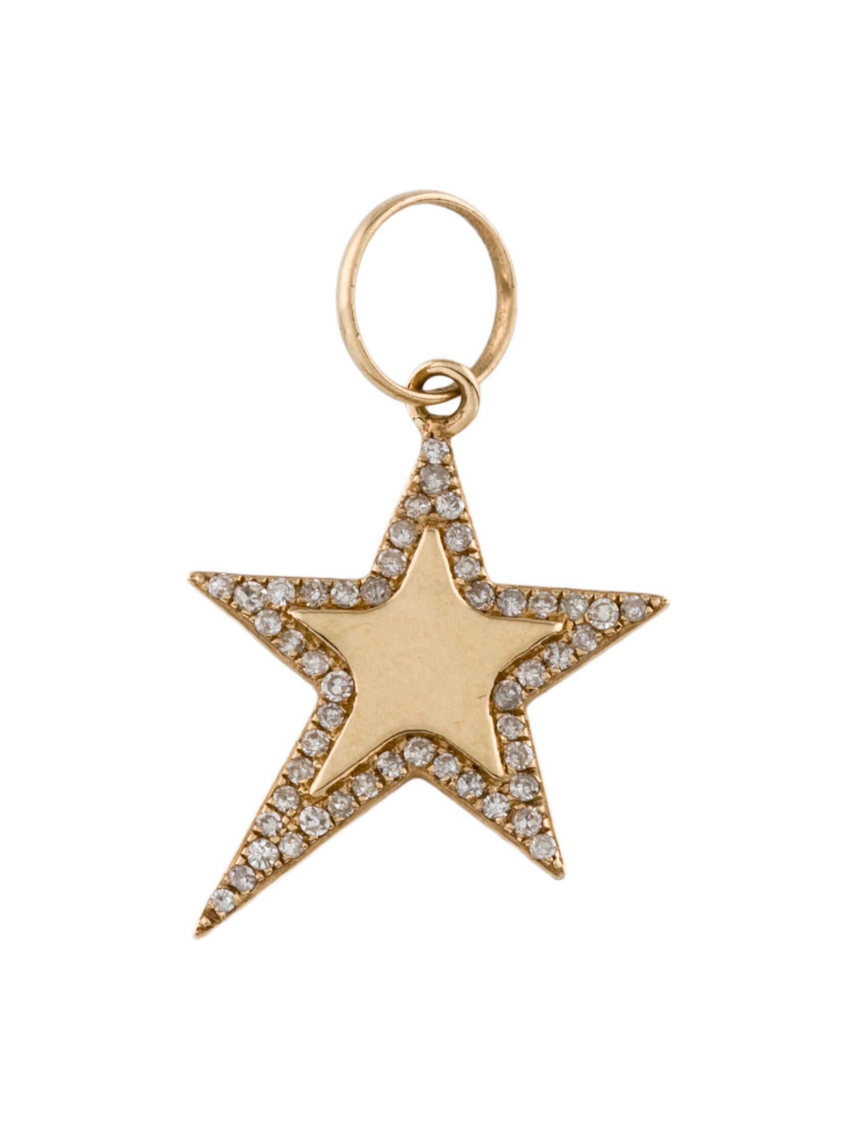 Pendant 14K Diamond Star