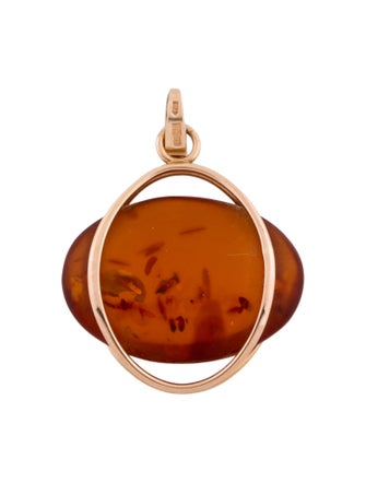 Pendant 14K Amber Pendant