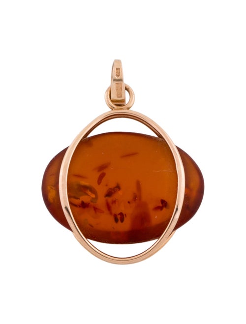 Pendant 14K Amber Pendant