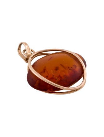 Pendant 14K Amber Pendant