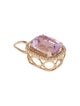 Pendant 14K 5.30ct Kunzite & Diamond Pendant
